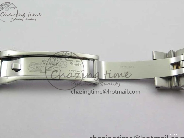 RG SS President Stick Markers NH05A Best GSF 178274 SEIKO 31mm Datejust Edition on Bracelet Dial SS RG Silver 1123